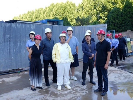 【深耕项目 聚力奋进】尊龙凯z6mg官网集团首创人李月珍莅临驻石在建项目视察领导